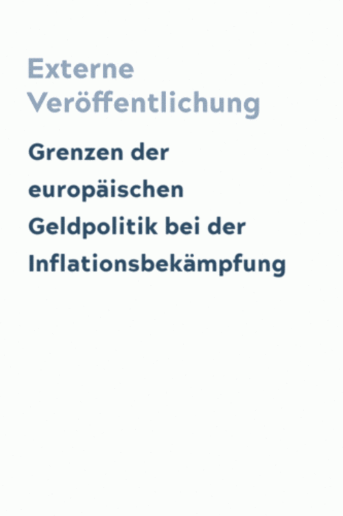 Grenzen der europäischen Geldpolitik bei der Inflationsbekämpfung