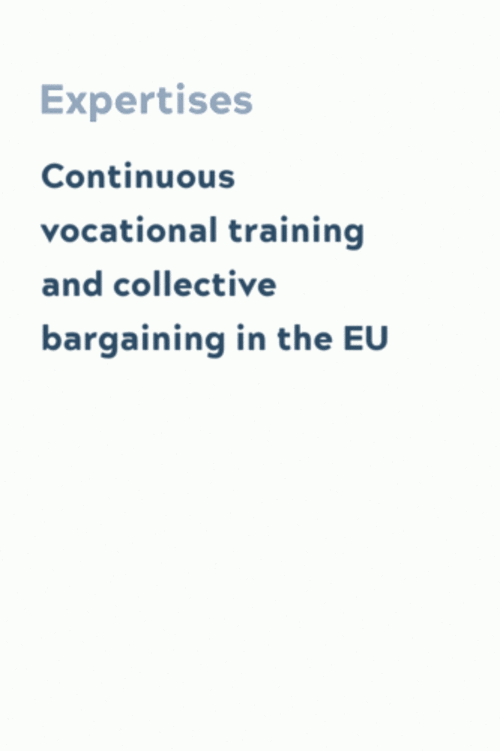 Continuous vocational training and collective bargaining in the EU