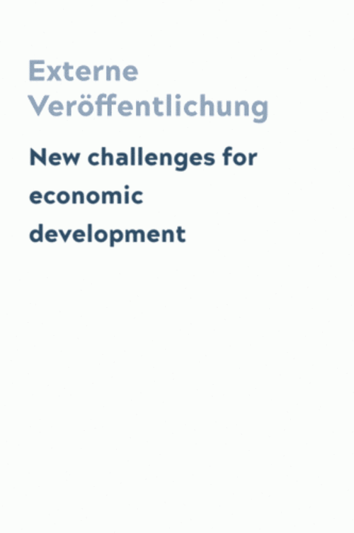 New challenges for economic development