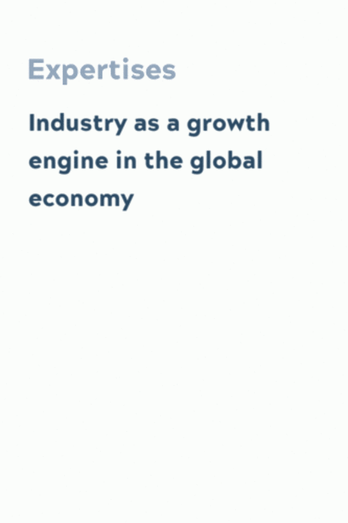 Industry as a growth engine in the global economy