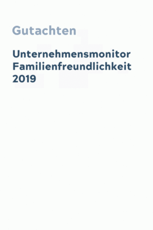 Unternehmensmonitor Familienfreundlichkeit 2019