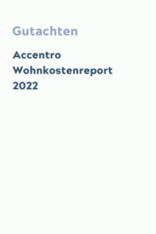 Accentro Wohnkostenreport 2022