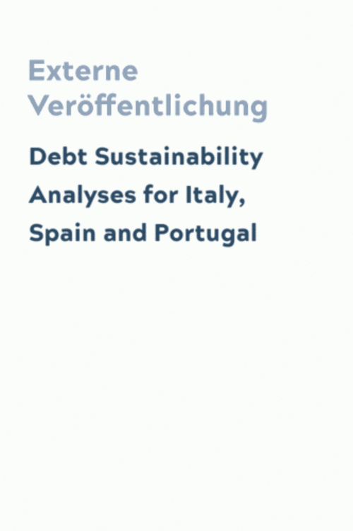Debt Sustainability Analyses for Italy, Spain and Portugal