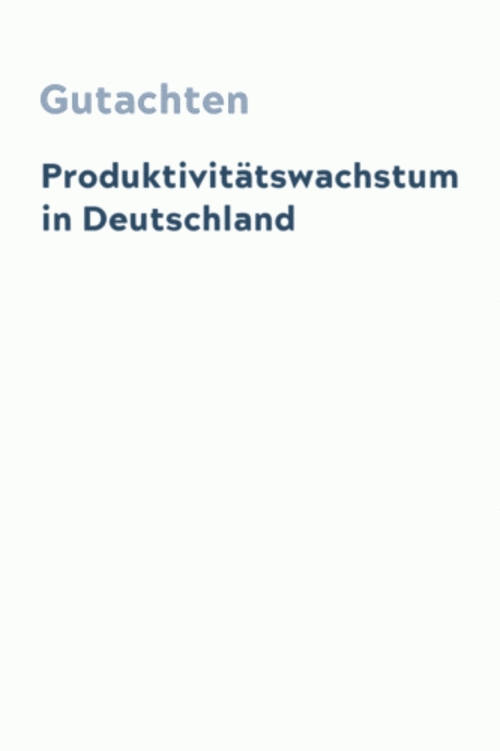 Produktivitätswachstum in Deutschland