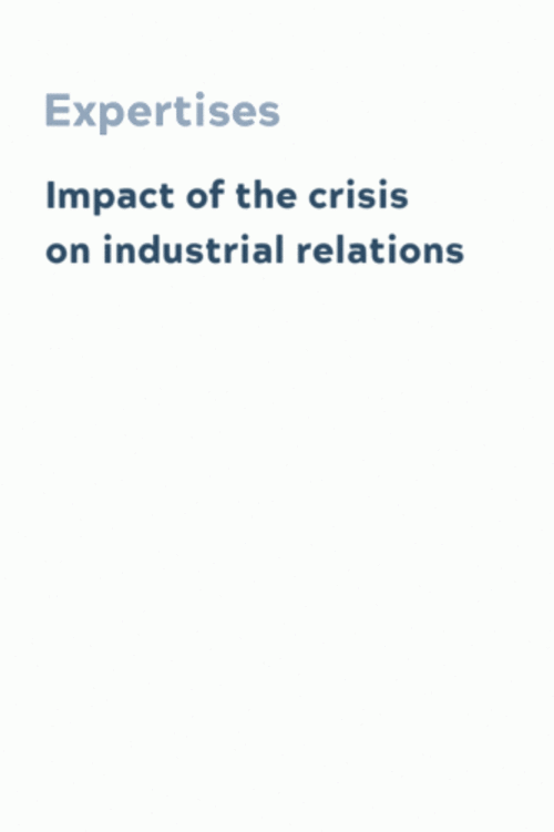 Impact of the crisis on industrial relations