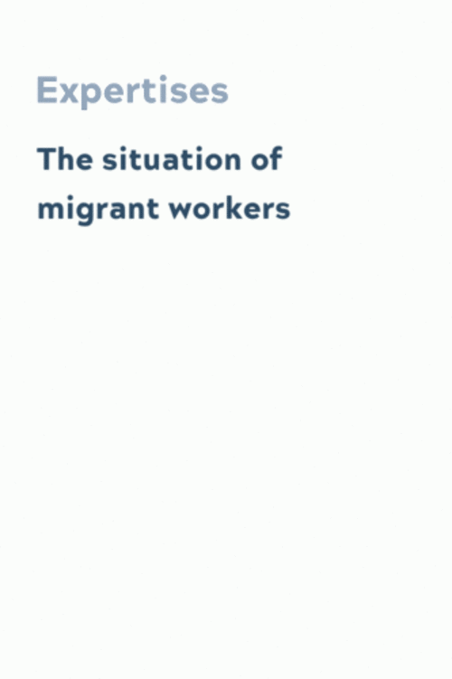 The situation of migrant workers