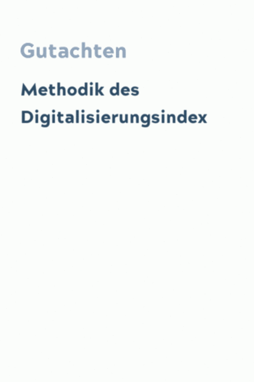 Methodik des Digitalisierungsindex