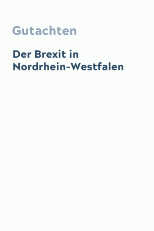 Der Brexit in Nordrhein-Westfalen