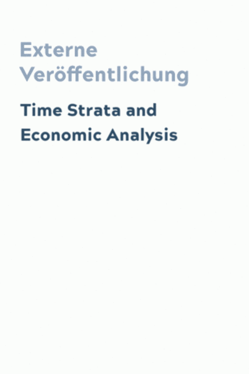 Time Strata and Economic Analysis