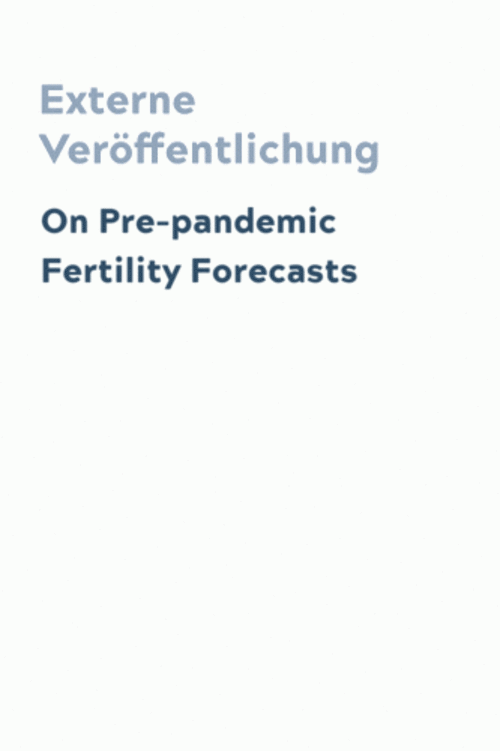 On Pre-pandemic Fertility Forecasts