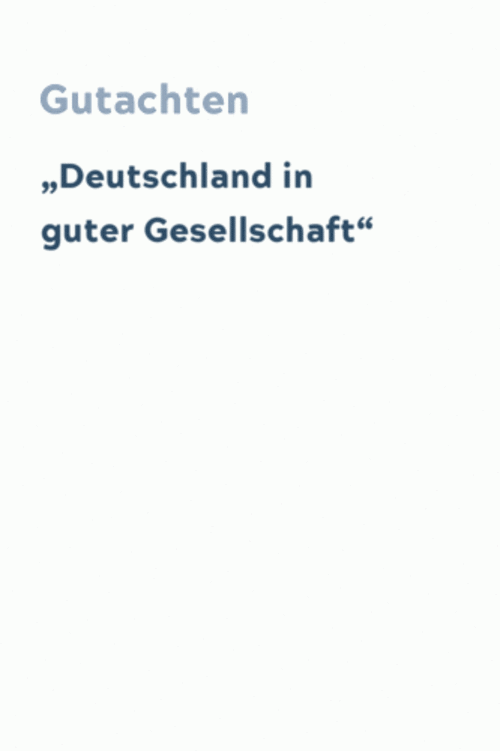 „Deutschland in guter Gesellschaft“