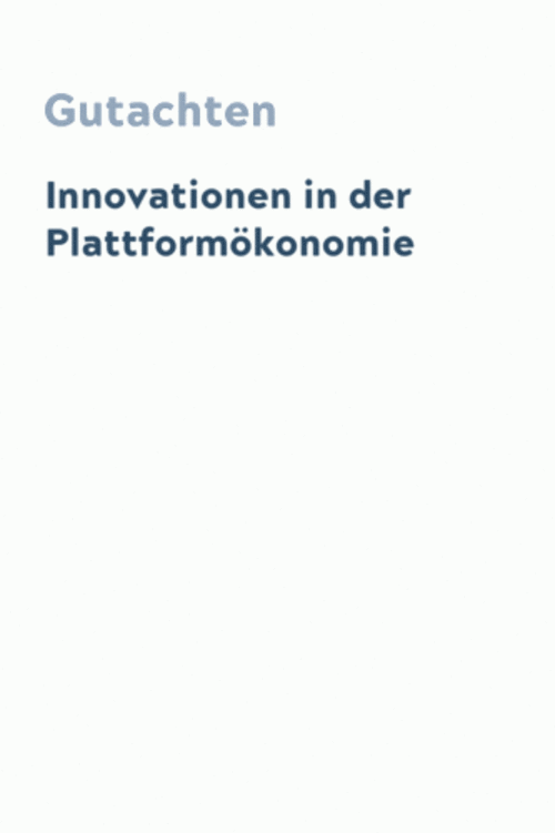 Innovationen in der Plattformökonomie