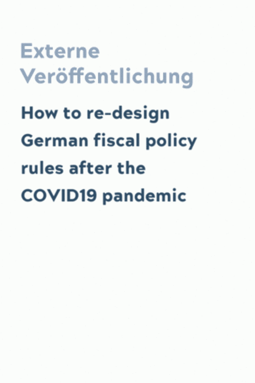 How to re-design German fiscal policy rules after the COVID19 pandemic