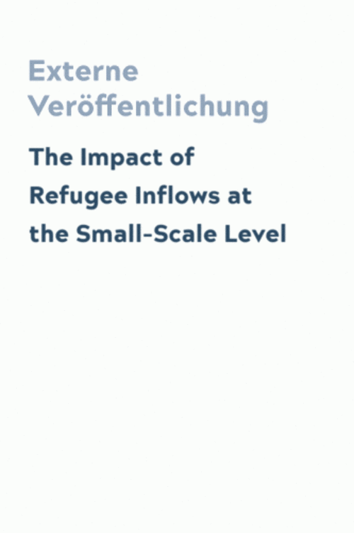 The Impact of Refugee Inflows at the Small-Scale Level