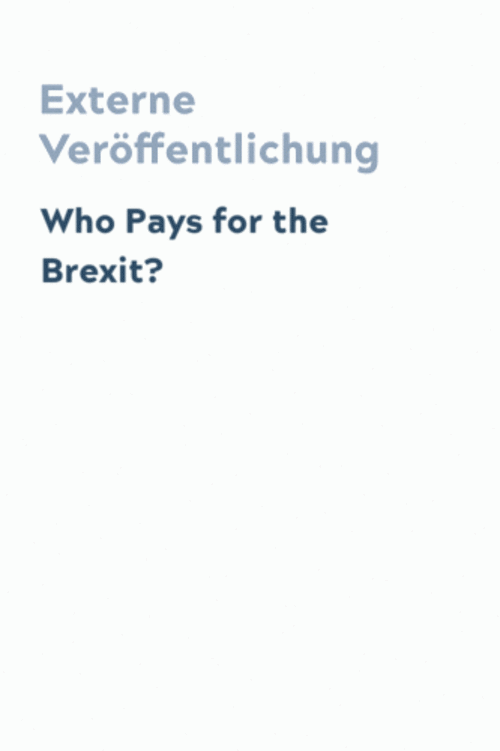 Who Pays for the Brexit?