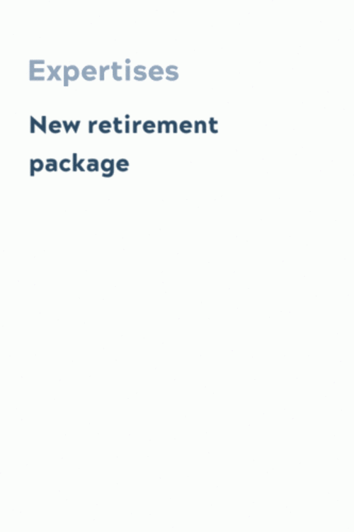 New retirement package