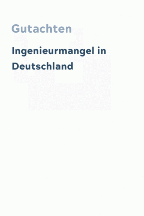 Ingenieurmangel in Deutschland