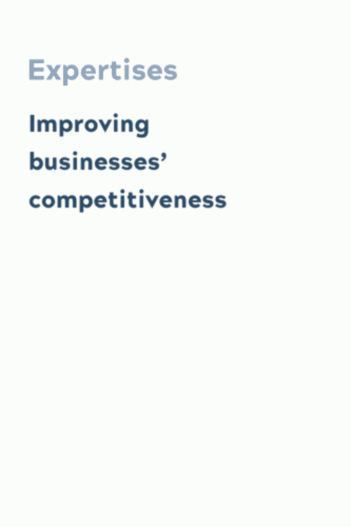 Improving businesses’ competitiveness