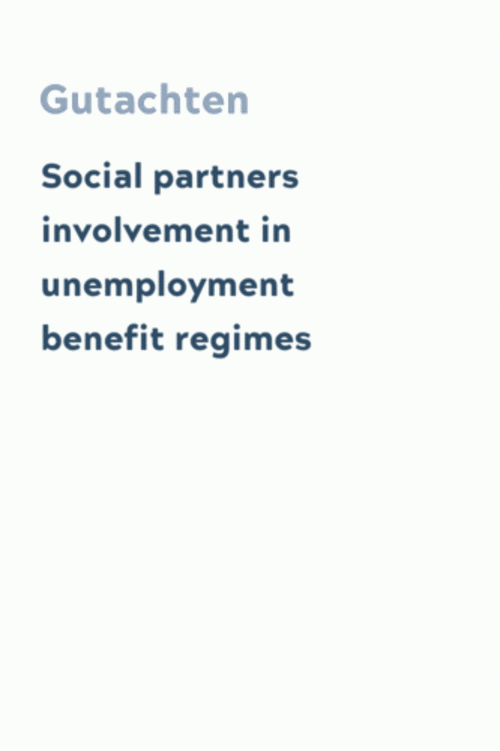 Social partners involvement in unemployment benefit regimes