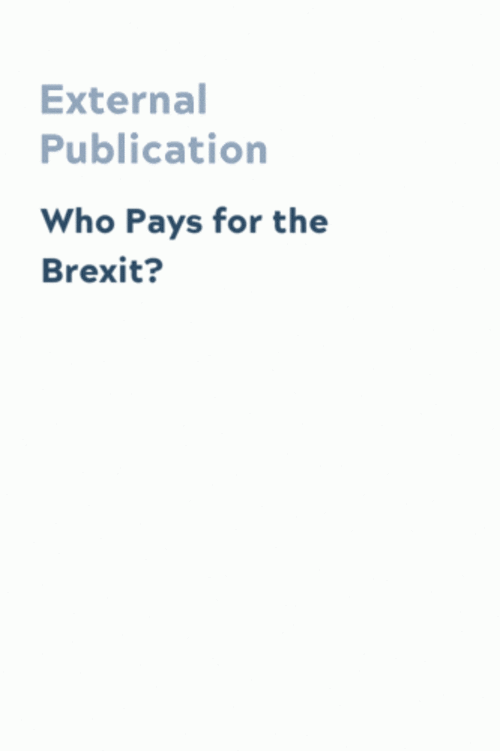 Who Pays for the Brexit?