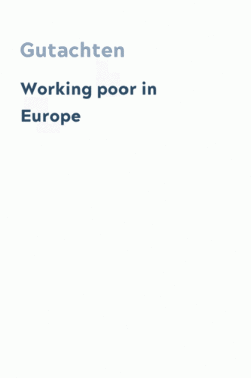 Working poor in Europe